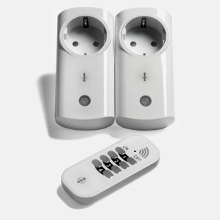 IT2P-2300 Funksteckdose 2-fach Set