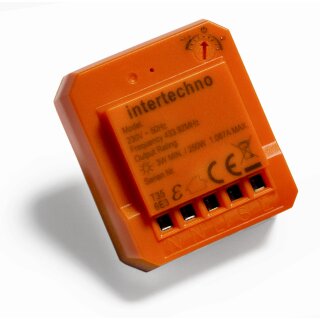Intertechno ITD-251 Funk-Modul Dimmer für Taster 20-250 W (LED 3 bis 24 W)